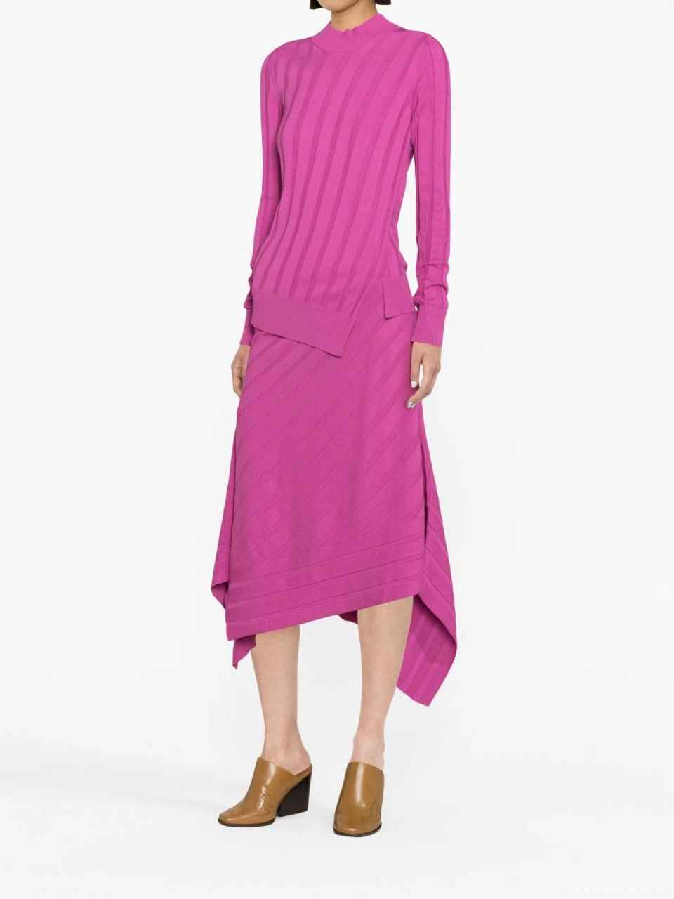 Affordable Stella knitted Women asymmetric McCartney top 0713